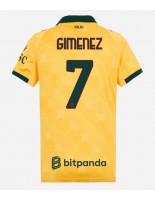 AC Milan Santiago Gimenez #7 Kolmaspaita Naisten 2025-26 Lyhythihainen